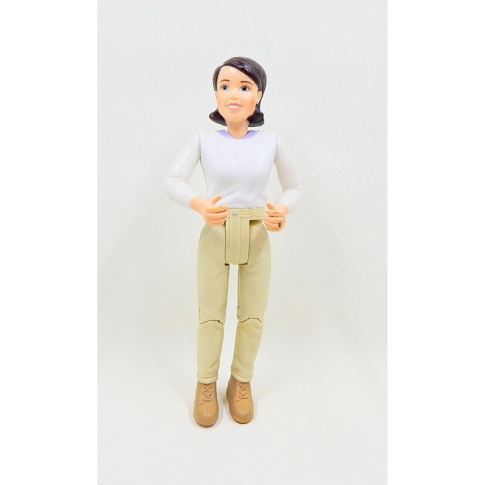 Fisher-Price Loving Family Dollhouse Dark Haired Mom Mother Woman Tan Pants 2000